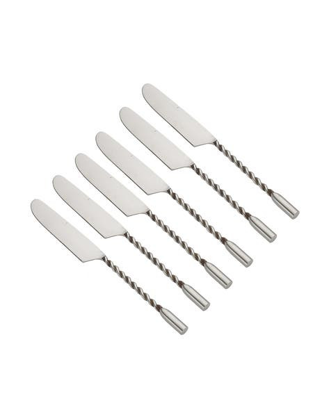 Set of 6 Knives with Matt Fin