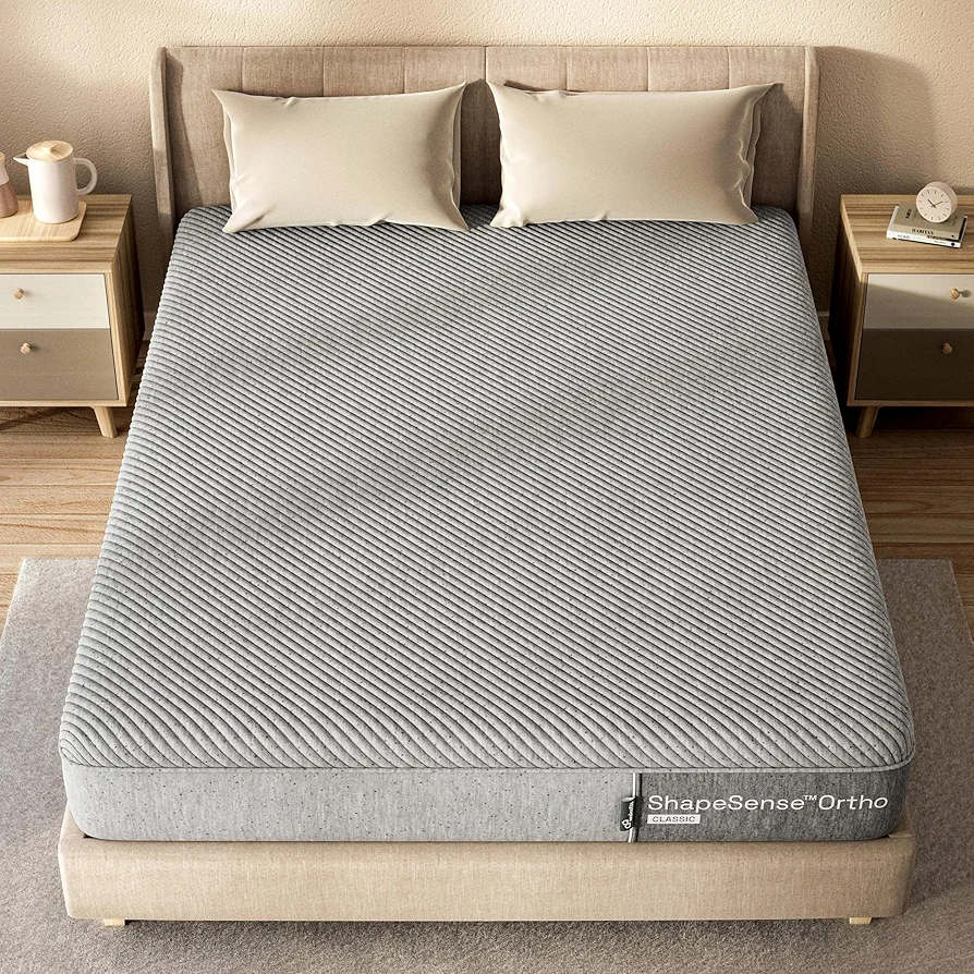 Wakefit ShapeSense Orthopedic Classic Memory Foam Mattress 8-Inch King Size 78x72x8 Inches Space Grey