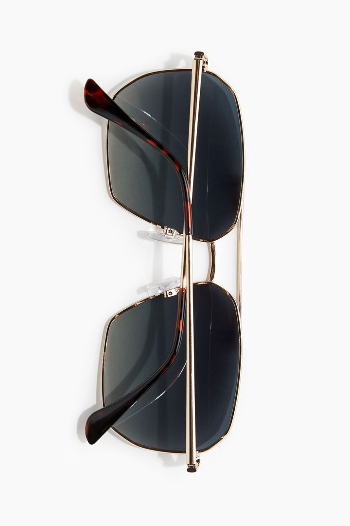 H&M Men Gold Polarised Sunglasses