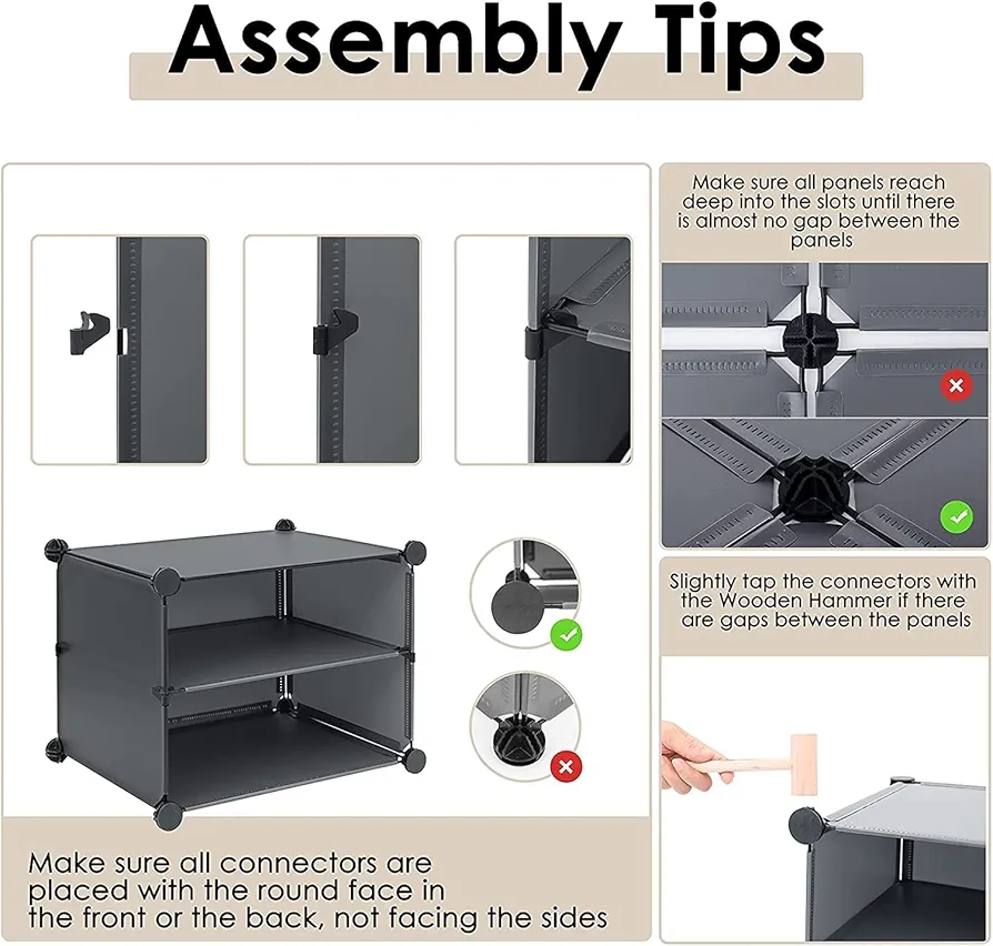Shoe Rack for Home | ?? ????? Shoe Rack with Door ??????? for Home Storage Plastic Box Organizer, Metal Door Frame, Chappal Slipper Sandals Stand (Black, 18-Shelf-6-Door)