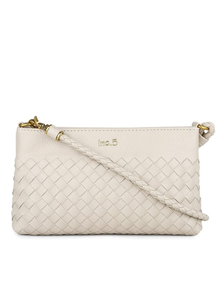 Womens Beige Party Textured Sling Bag Visit Store
