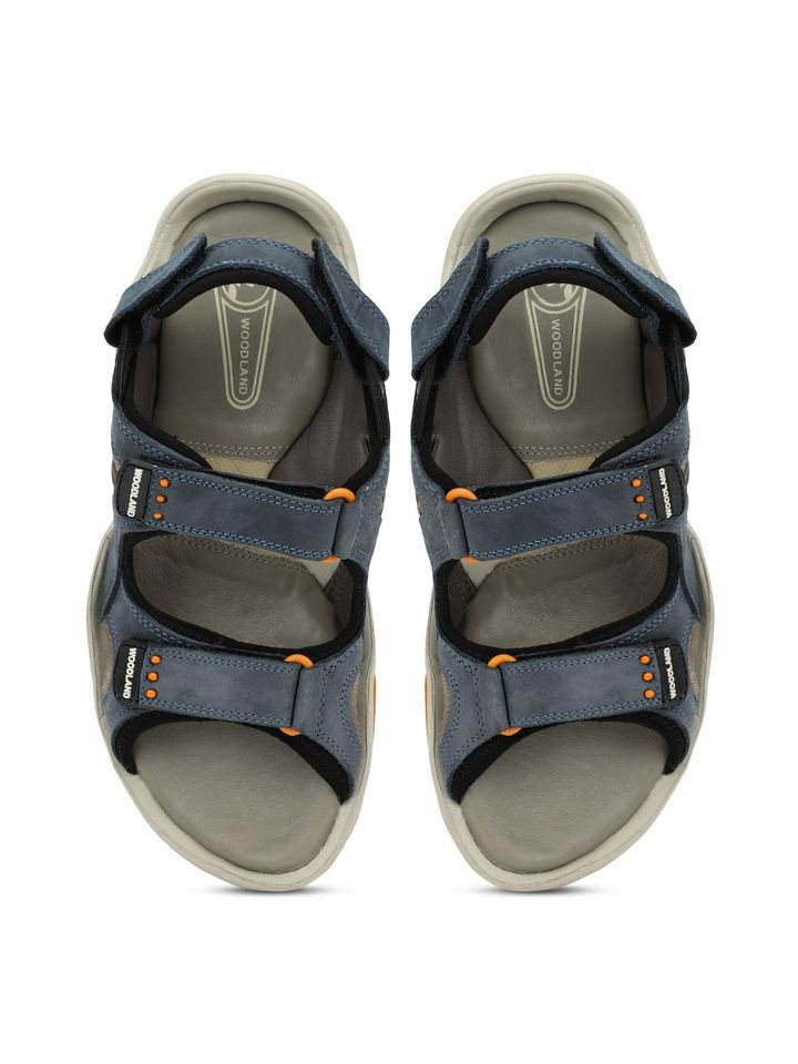 Woodland Men Navy Blue Sandals