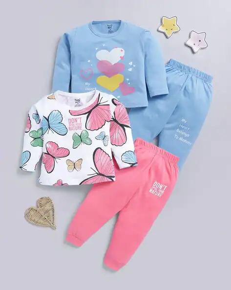 Girls Pack of 2 Graphic Pants